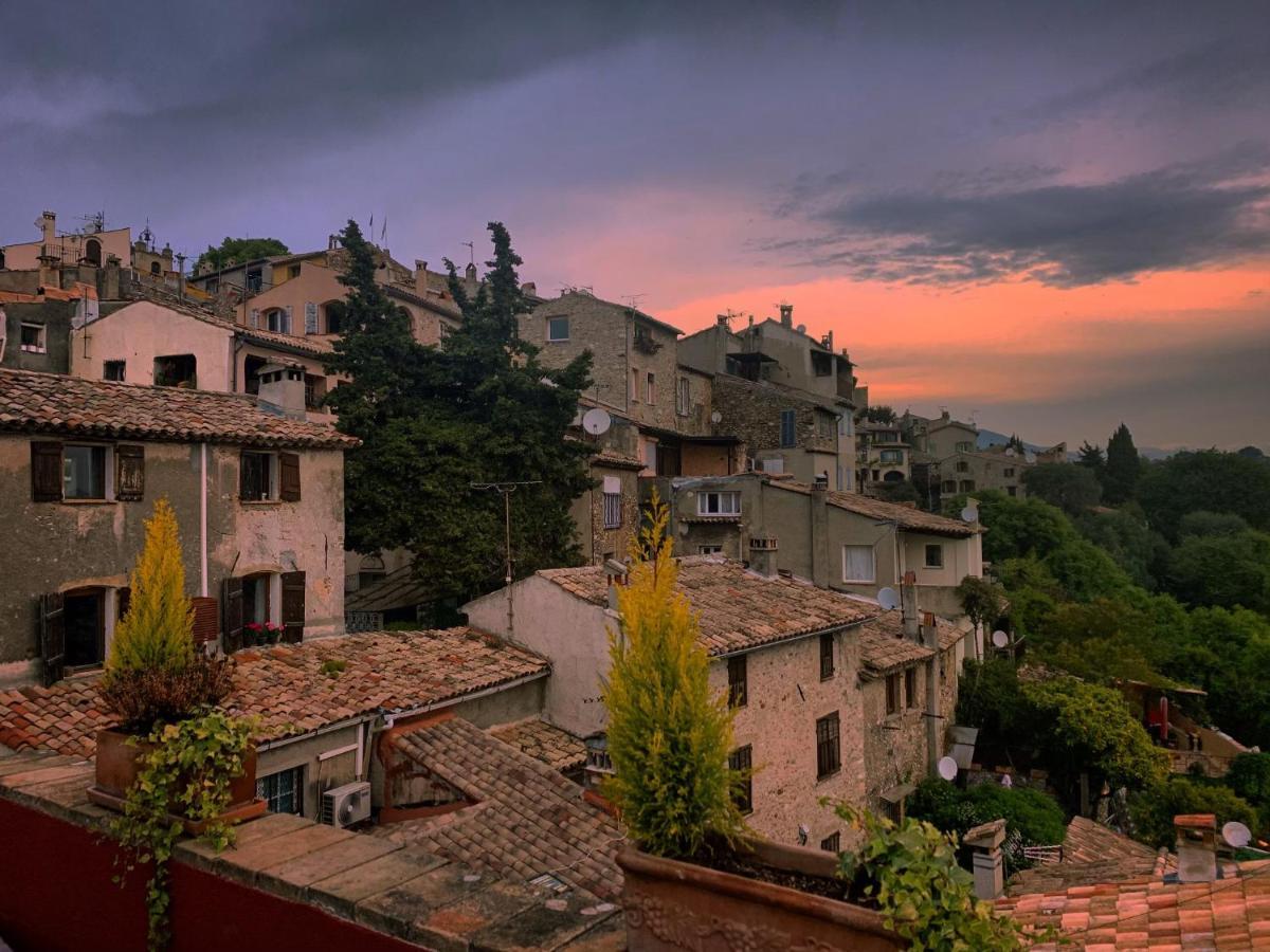 Apartmán Bed & Breakfast Les Hauts De Cagnes Vue Mer Et Montagne Exteriér fotografie